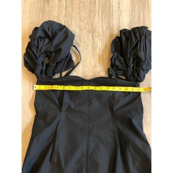 JW ANDERSON WOMEN BLACK OFF THE SHOULDER CAMISOLE TOP Size UK 6/ US XS - Picture 10 of 12